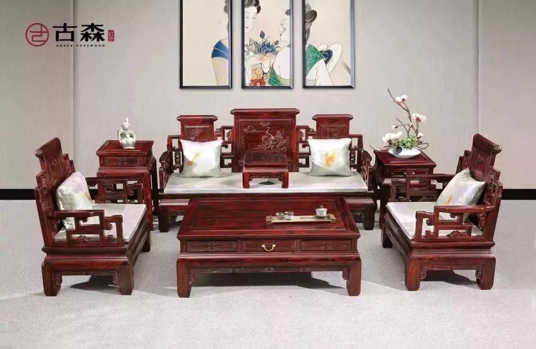 古森红木阔叶黄檀沙发