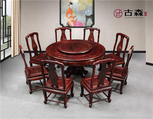 古森红木阔叶黄檀《圆台》