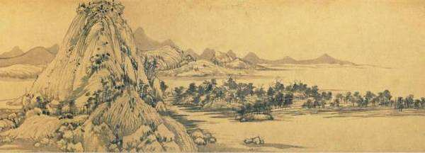 《富春山居图》局部 